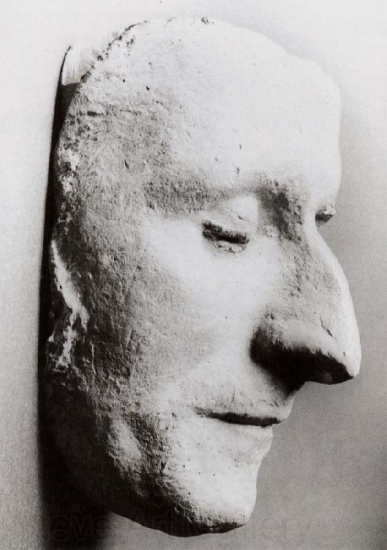 Thomas Pakenham His death mask in his alma mater Germany oil painting art